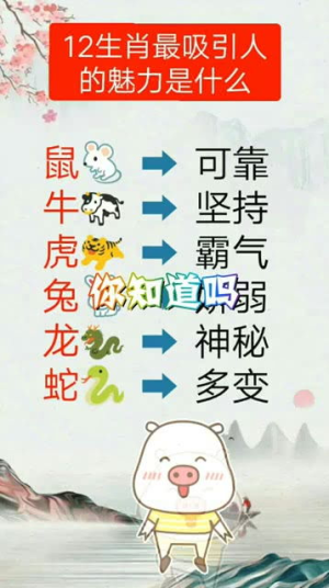 十二生肖相对的生肖有哪些