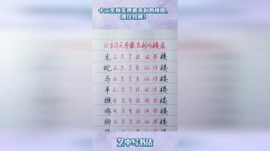 十二生肖选楼层哪层最好