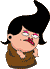 眼尾钩圆